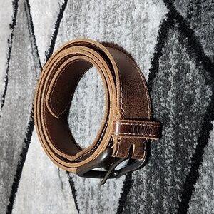 DENIZEN LEVIS BROWN GENUINE LEATHER XL CASUAL BELT PRICE FIRM